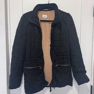Aritzia Black Quilted Jacket
